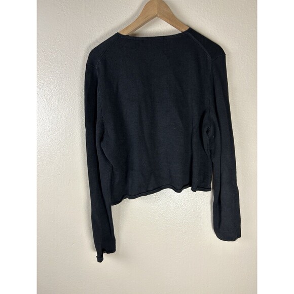 Michael Simon L Christmas Tree Sweater Pullover Holiday Embellished Beaded - Picture 3 of 3